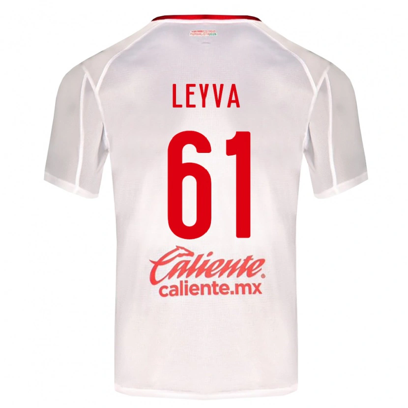 Danxen Hombre Camiseta Axel Leyva #61 Blanco Verde Rojo 2ª Equipación 2026/27 La Camisa México