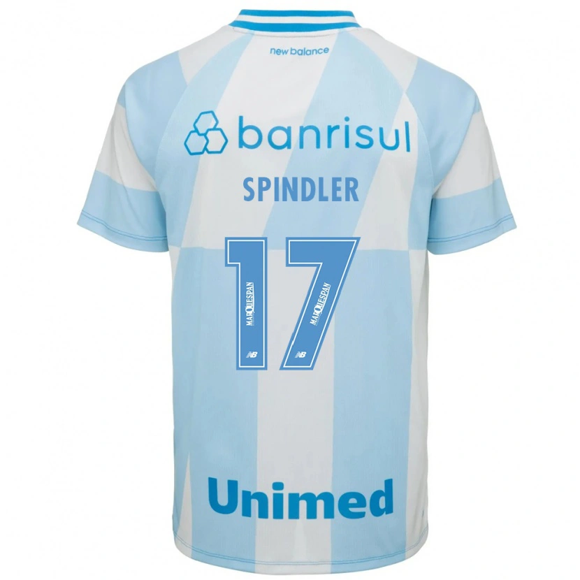 Danxen Hombre Camiseta Luana Spindler #17 Azul Claro Blanco 2ª Equipación 2026/27 La Camisa México