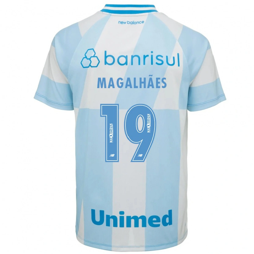 Danxen Hombre Camiseta Fellipe Magalhães #19 Azul Claro Blanco 2ª Equipación 2026/27 La Camisa México