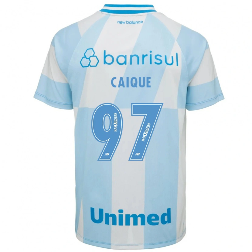 Danxen Hombre Camiseta Caíque #97 Azul Claro Blanco 2ª Equipación 2026/27 La Camisa México