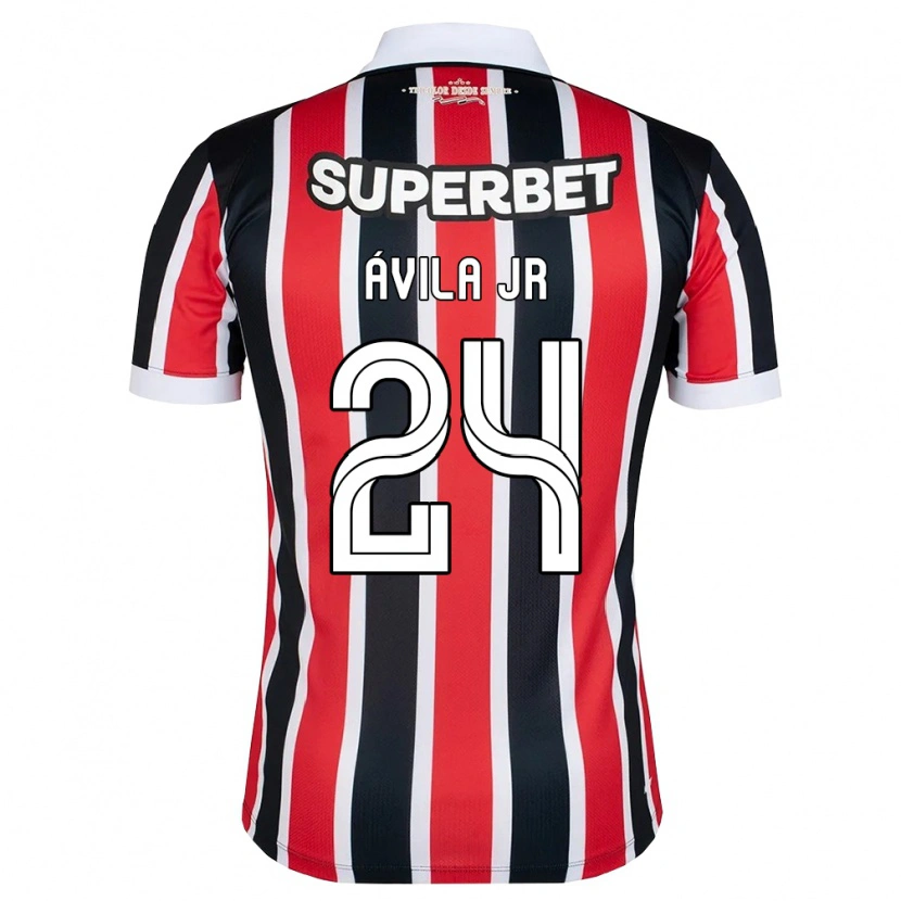 Danxen Hombre Camiseta Marvin Ávila Jr #24 Rojo Blanco Negro 2ª Equipación 2026/27 La Camisa México