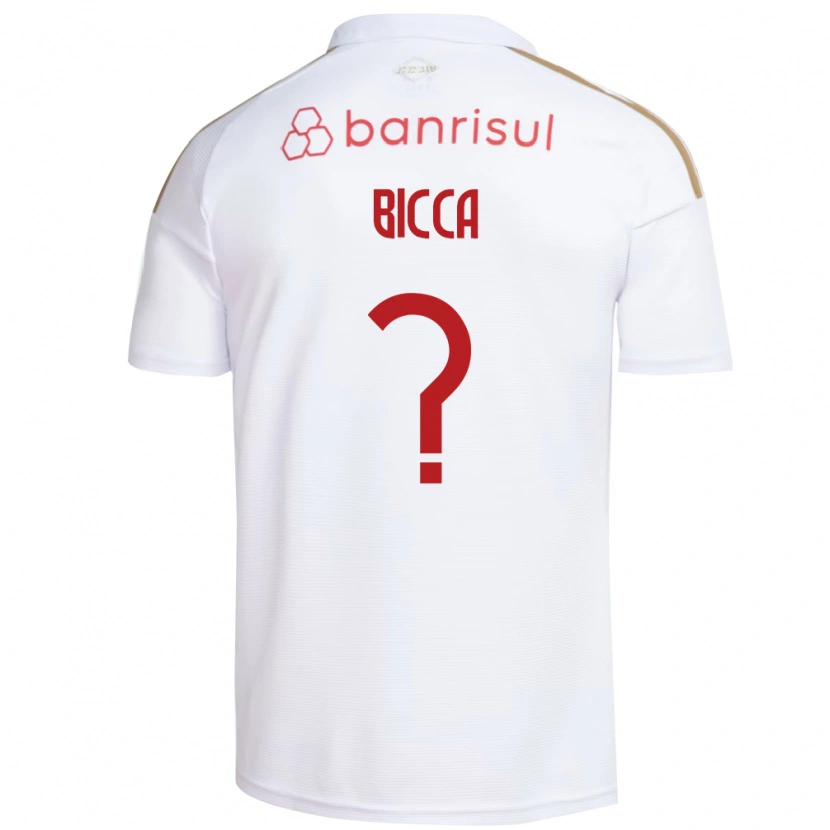 Danxen Hombre Camiseta Leo Bicca #0 Blanco Rojo 2ª Equipación 2026/27 La Camisa México