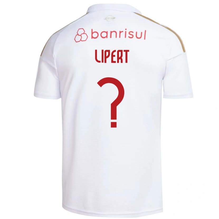 Danxen Hombre Camiseta Henrique Lipert #0 Blanco Rojo 2ª Equipación 2026/27 La Camisa México