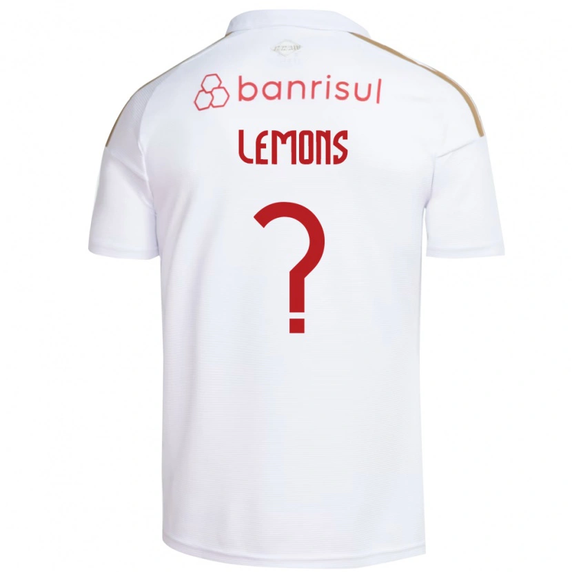 Danxen Hombre Camiseta Matheus Lemons #0 Blanco Rojo 2ª Equipación 2026/27 La Camisa México