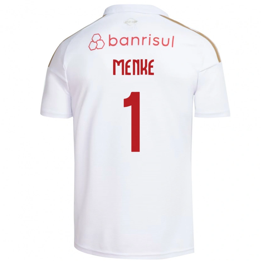 Danxen Hombre Camiseta Henrique Menke #1 Blanco Rojo 2ª Equipación 2026/27 La Camisa México