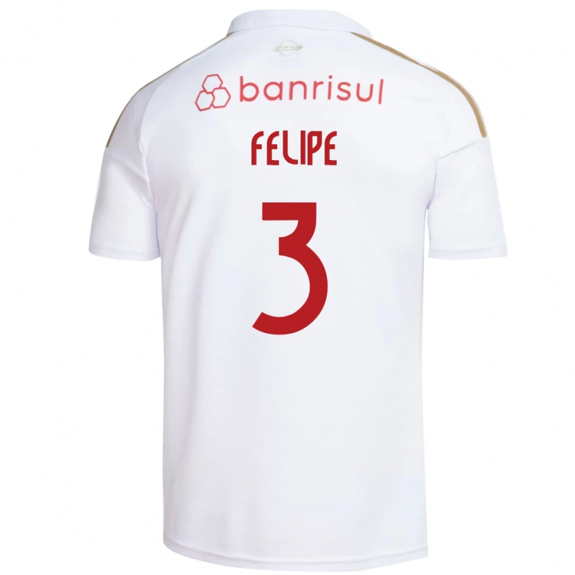 Danxen Hombre Camiseta Gabriel Lara #3 Blanco Rojo 2ª Equipación 2026/27 La Camisa México