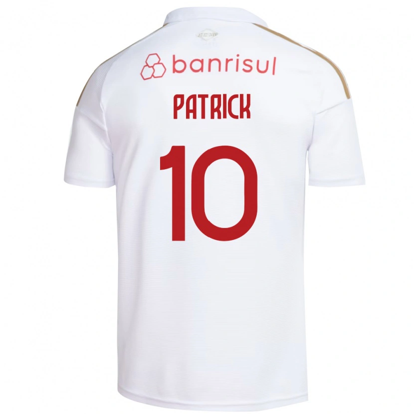 Danxen Hombre Camiseta Alan Patrick #10 Blanco Rojo 2ª Equipación 2026/27 La Camisa México