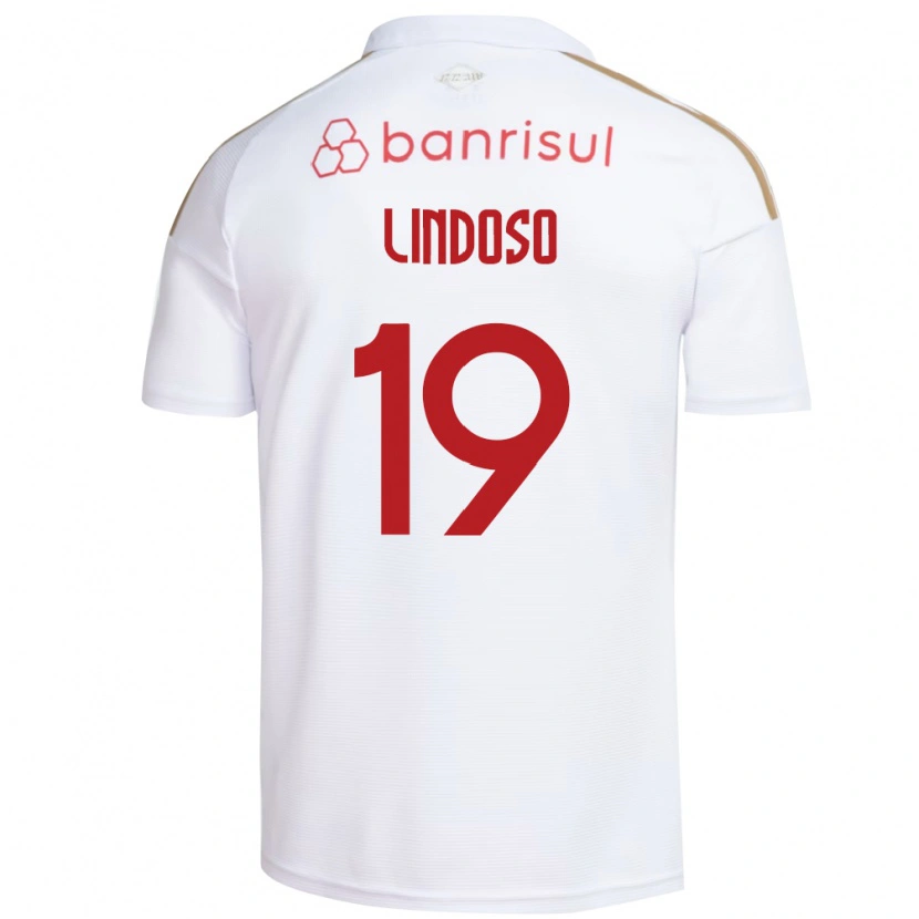 Danxen Hombre Camiseta Rodrigo Lindoso #19 Blanco Rojo 2ª Equipación 2026/27 La Camisa México