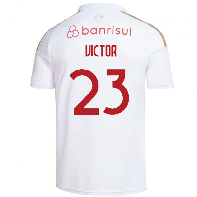 Danxen Hombre Camiseta Paulo Victor #23 Blanco Rojo 2ª Equipación 2026/27 La Camisa México