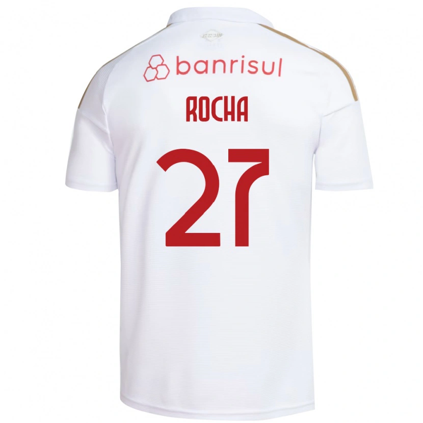 Danxen Hombre Camiseta Kaique Rocha #27 Blanco Rojo 2ª Equipación 2026/27 La Camisa México