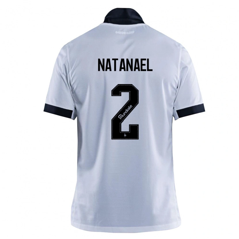 Danxen Hombre Camiseta Natanael Moreira Milouski #2 Blanco Negro 2ª Equipación 2026/27 La Camisa México