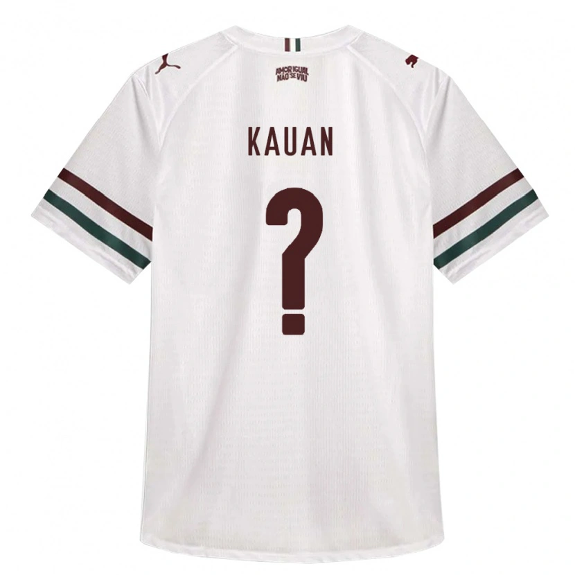 Danxen Hombre Camiseta Victor Kauan Ferreira Lauriano Sousa #0 Blanco Verde Borgoña 2ª Equipación 2026/27 La Camisa México