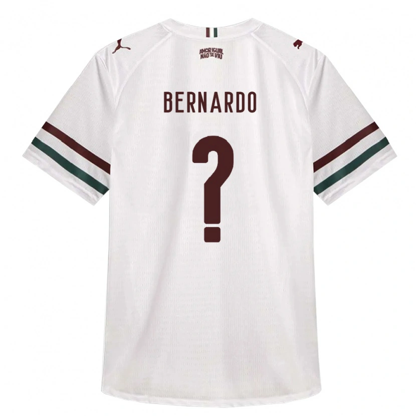 Danxen Hombre Camiseta Bernardo André Goulart Gil Alcantara #0 Blanco Verde Borgoña 2ª Equipación 2026/27 La Camisa México