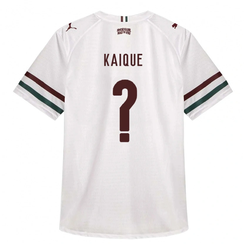 Danxen Hombre Camiseta Kaique Souza Pereira #0 Blanco Verde Borgoña 2ª Equipación 2026/27 La Camisa México