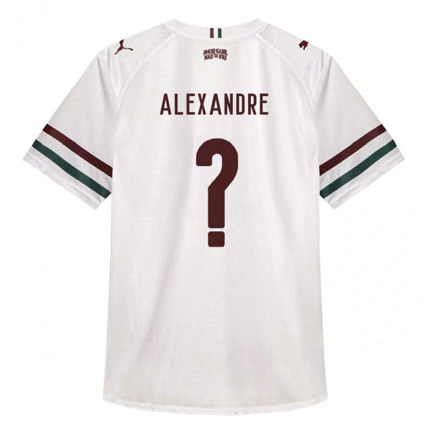 Danxen Hombre Camiseta Alexandre #0 Blanco Verde Borgoña 2ª Equipación 2026/27 La Camisa México