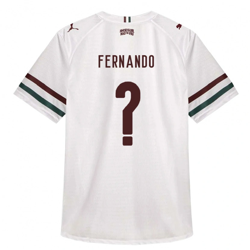 Danxen Hombre Camiseta Luis Fernando #0 Blanco Verde Borgoña 2ª Equipación 2026/27 La Camisa México