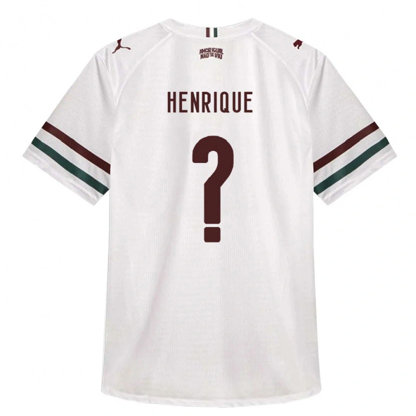 Danxen Hombre Camiseta Henrique #0 Blanco Verde Borgoña 2ª Equipación 2026/27 La Camisa México