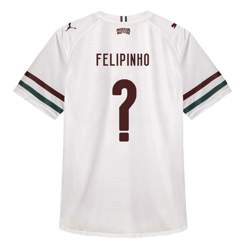 Danxen Hombre Camiseta Felipinho #0 Blanco Verde Borgoña 2ª Equipación 2026/27 La Camisa México