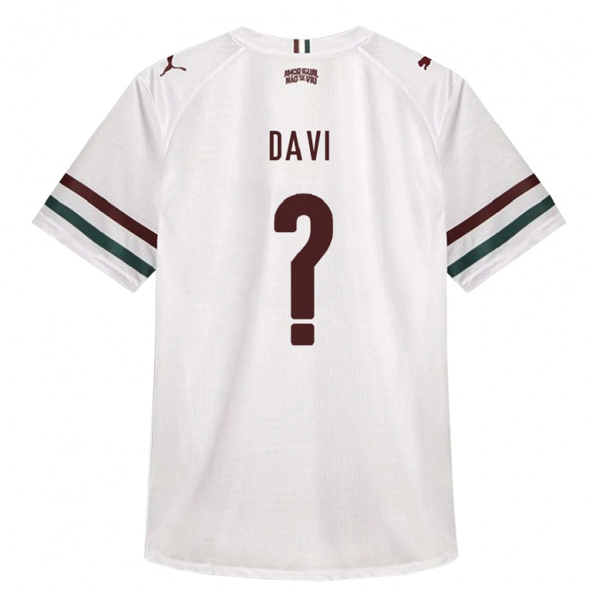 Danxen Hombre Camiseta Davi #0 Blanco Verde Borgoña 2ª Equipación 2026/27 La Camisa México