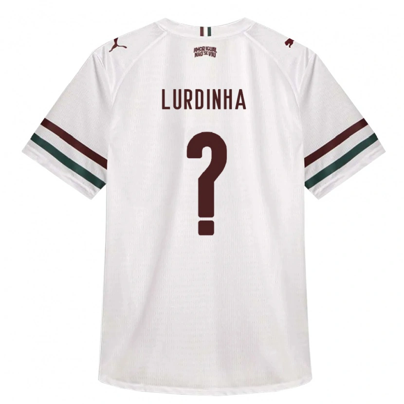 Danxen Hombre Camiseta Lurdinha #0 Blanco Verde Borgoña 2ª Equipación 2026/27 La Camisa México