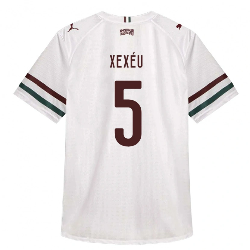 Danxen Hombre Camiseta Xexéu #5 Blanco Verde Borgoña 2ª Equipación 2026/27 La Camisa México