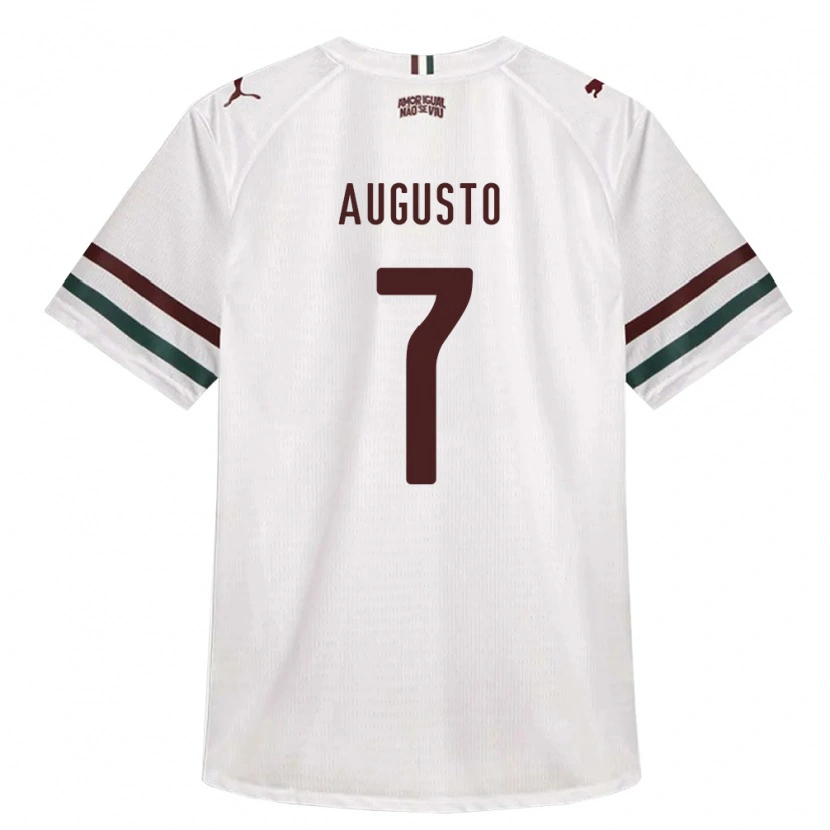 Danxen Hombre Camiseta Renato Augusto #7 Blanco Verde Borgoña 2ª Equipación 2026/27 La Camisa México