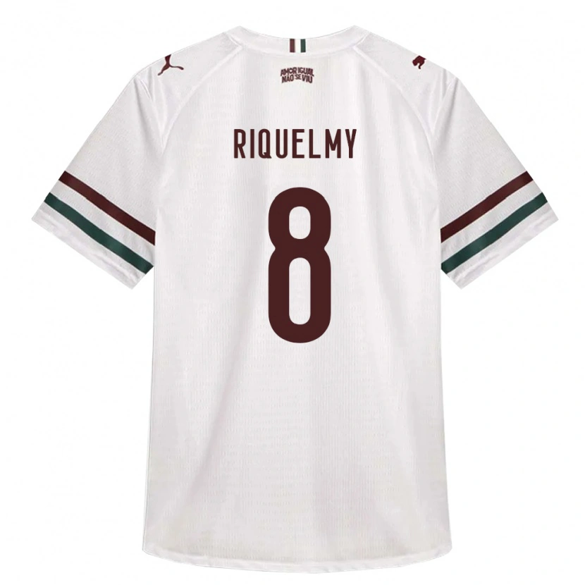 Danxen Hombre Camiseta Riquelmy Tavares #8 Blanco Verde Borgoña 2ª Equipación 2026/27 La Camisa México