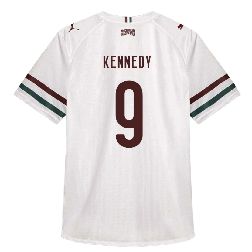Danxen Hombre Camiseta John Kennedy #9 Blanco Verde Borgoña 2ª Equipación 2026/27 La Camisa México