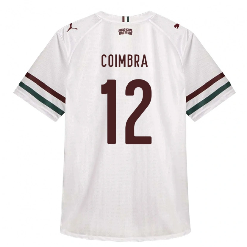 Danxen Hombre Camiseta Amanda Coimbra #12 Blanco Verde Borgoña 2ª Equipación 2026/27 La Camisa México