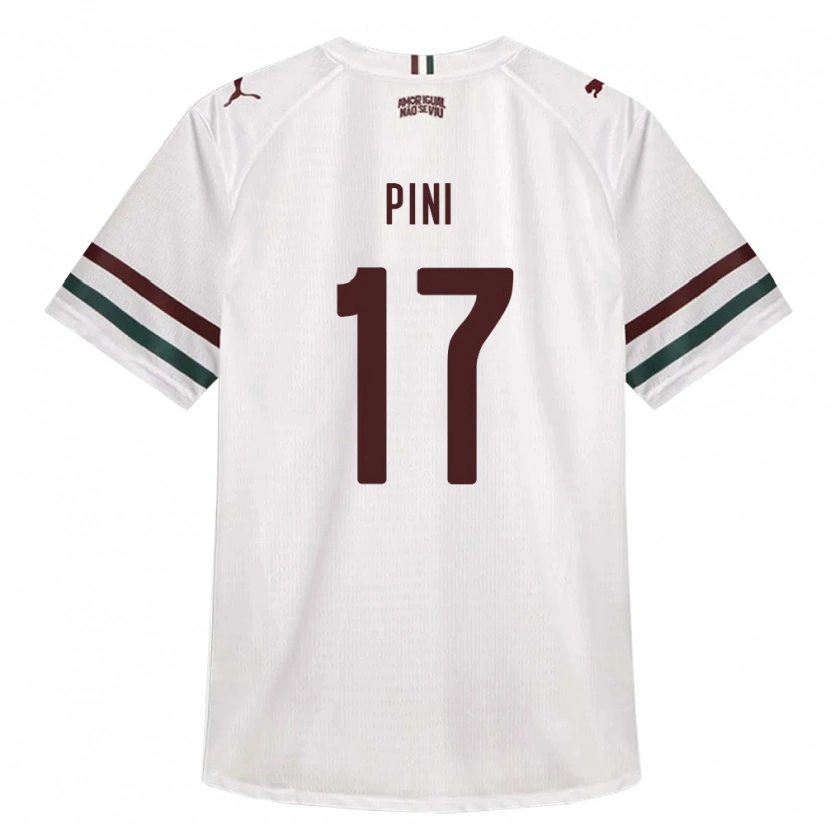 Danxen Hombre Camiseta Camila Pini #17 Blanco Verde Borgoña 2ª Equipación 2026/27 La Camisa México