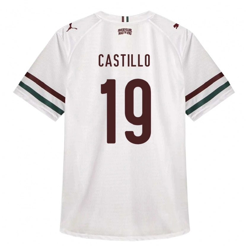 Danxen Hombre Camiseta Rodrigo Castillo #19 Blanco Verde Borgoña 2ª Equipación 2026/27 La Camisa México
