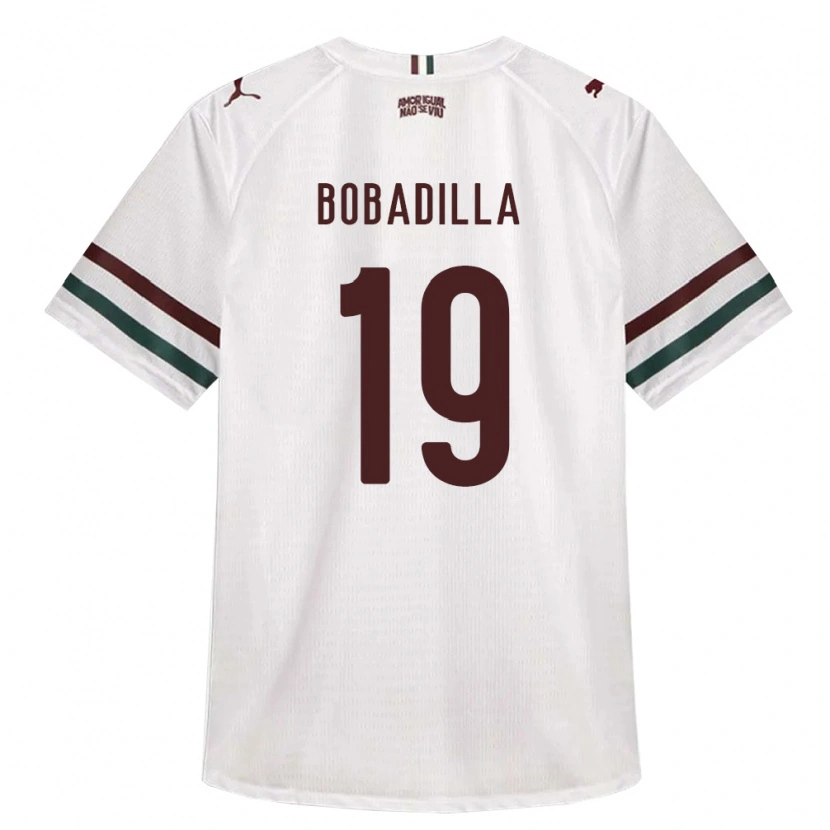 Danxen Hombre Camiseta Raul Bobadilla #19 Blanco Verde Borgoña 2ª Equipación 2026/27 La Camisa México