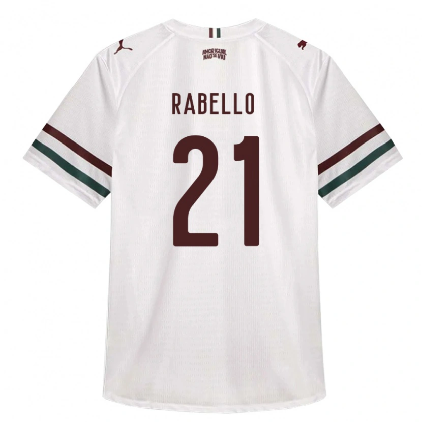 Danxen Hombre Camiseta Igor Rabello #21 Blanco Verde Borgoña 2ª Equipación 2026/27 La Camisa México