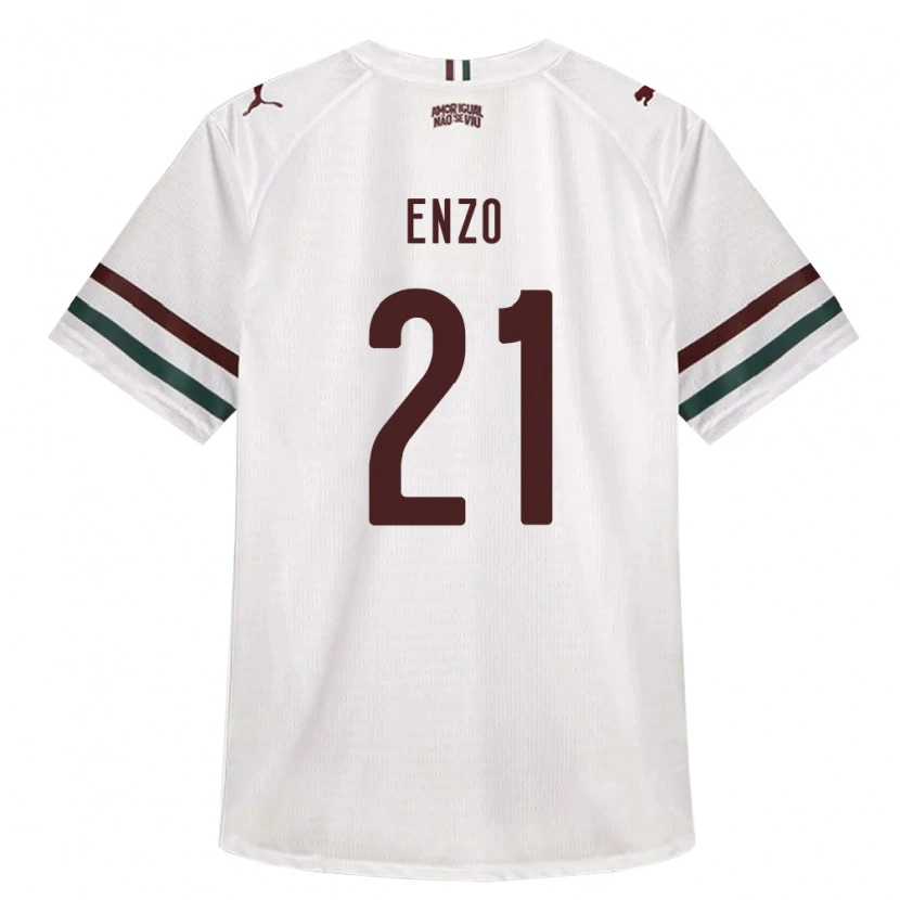 Danxen Hombre Camiseta Enzo Munerato Sene #21 Blanco Verde Borgoña 2ª Equipación 2026/27 La Camisa México