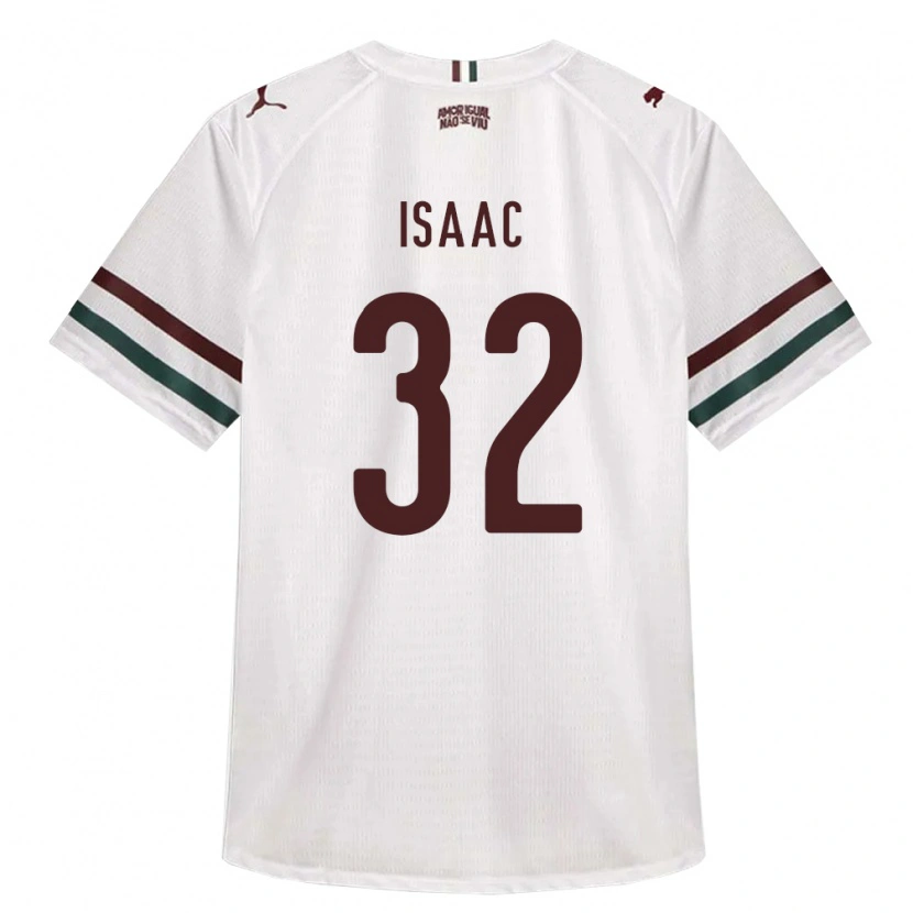 Danxen Hombre Camiseta Isaac #32 Blanco Verde Borgoña 2ª Equipación 2026/27 La Camisa México