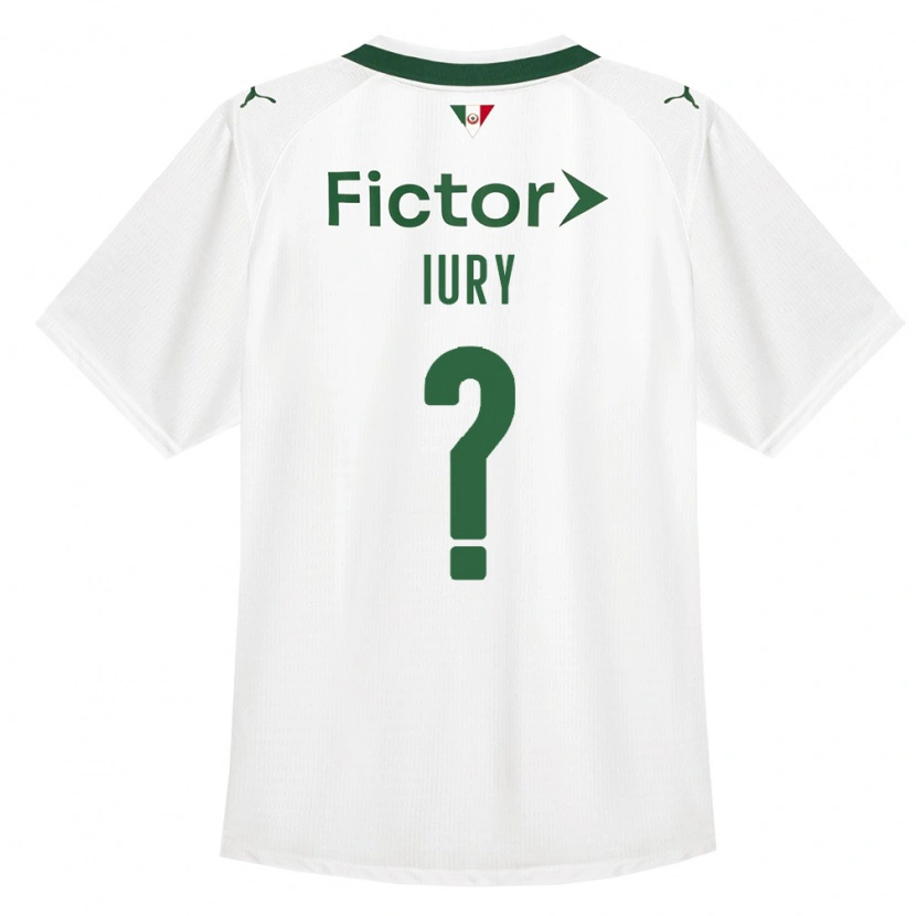 Danxen Hombre Camiseta Iury Salles Araujo Dos Santos #0 Verde Blanco 2ª Equipación 2026/27 La Camisa México