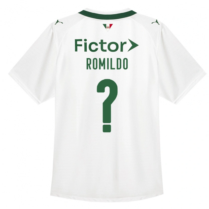 Danxen Hombre Camiseta Romildo Ruan Lopes Barros #0 Verde Blanco 2ª Equipación 2026/27 La Camisa México