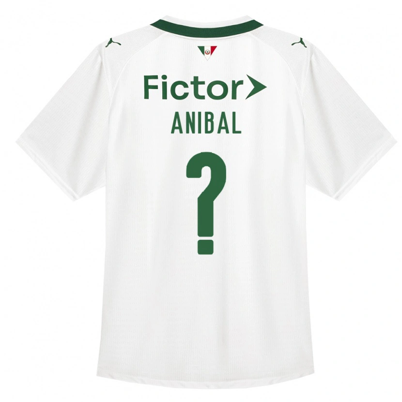 Danxen Hombre Camiseta Anibal #0 Verde Blanco 2ª Equipación 2026/27 La Camisa México