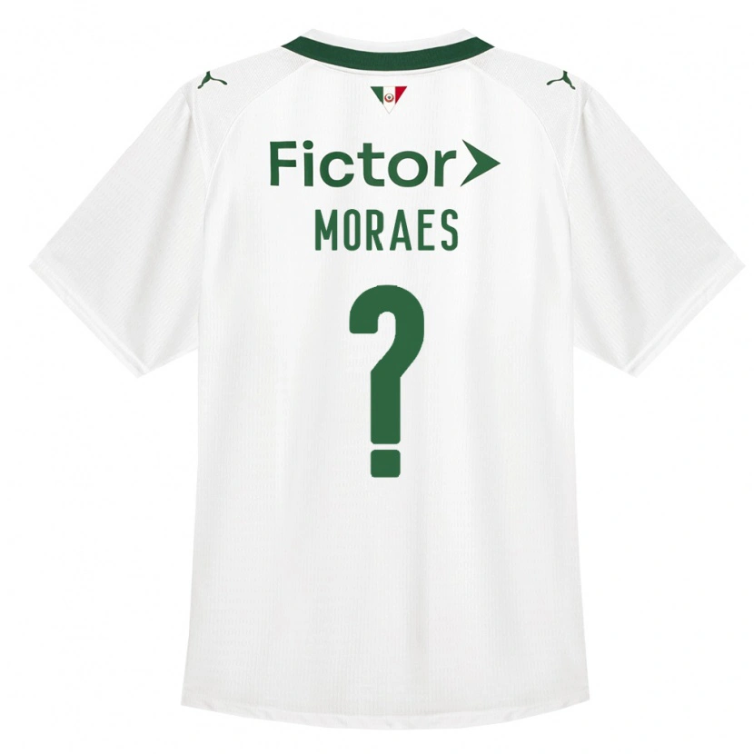 Danxen Hombre Camiseta Kauã Moraes #0 Verde Blanco 2ª Equipación 2026/27 La Camisa México