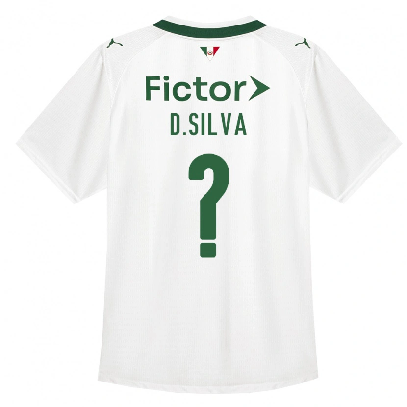 Danxen Hombre Camiseta Daniel Silva #0 Verde Blanco 2ª Equipación 2026/27 La Camisa México