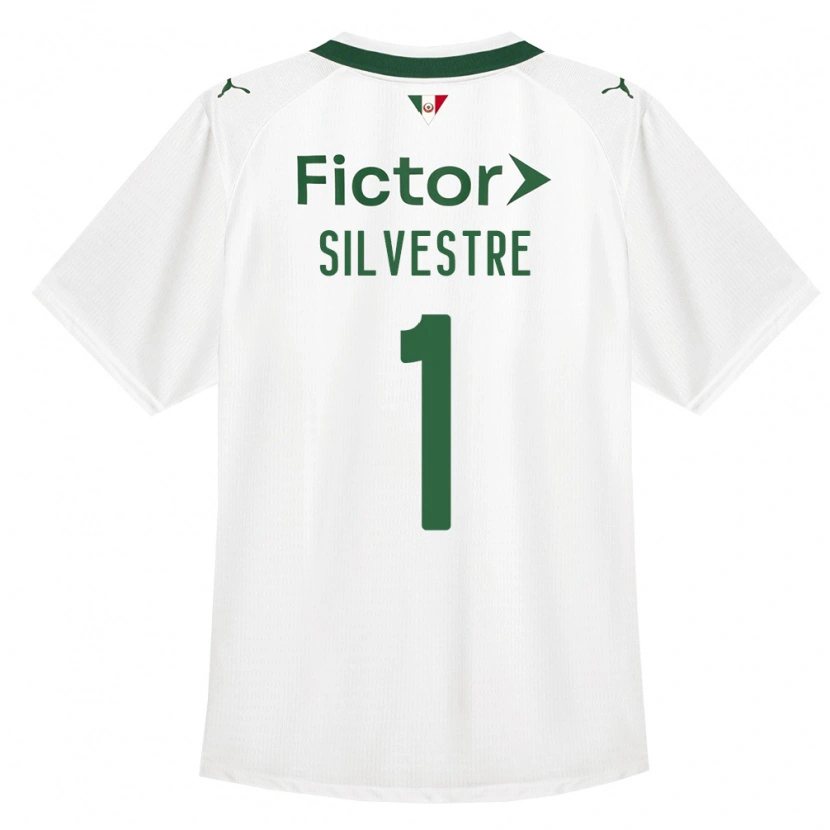 Danxen Hombre Camiseta Vinicius Silvestre #1 Verde Blanco 2ª Equipación 2026/27 La Camisa México