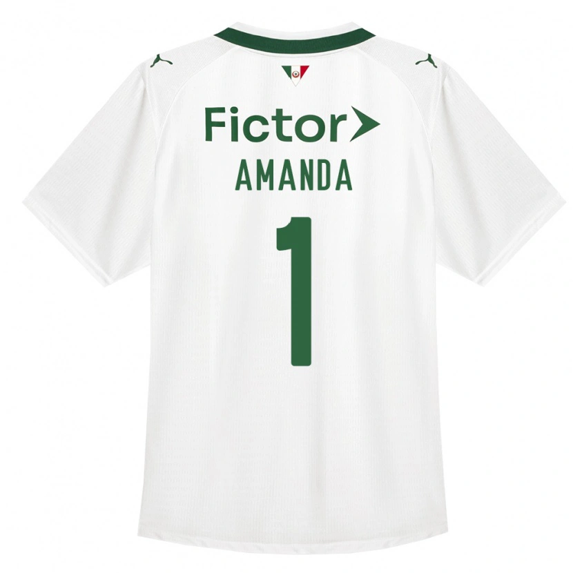Danxen Hombre Camiseta Amanda #1 Verde Blanco 2ª Equipación 2026/27 La Camisa México