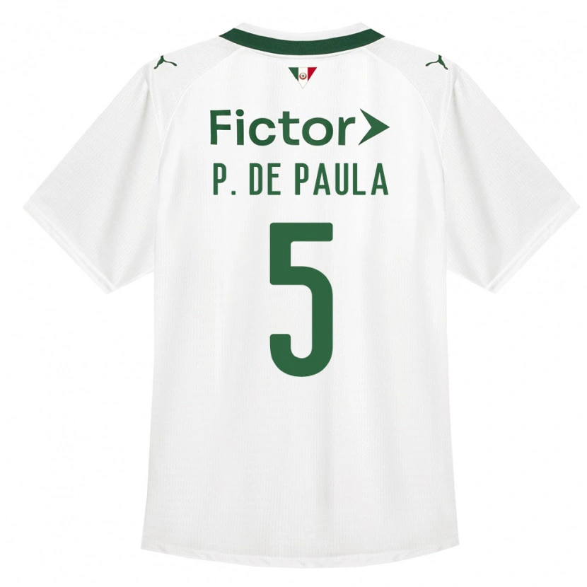 Danxen Hombre Camiseta Patrick De Paula #5 Verde Blanco 2ª Equipación 2026/27 La Camisa México