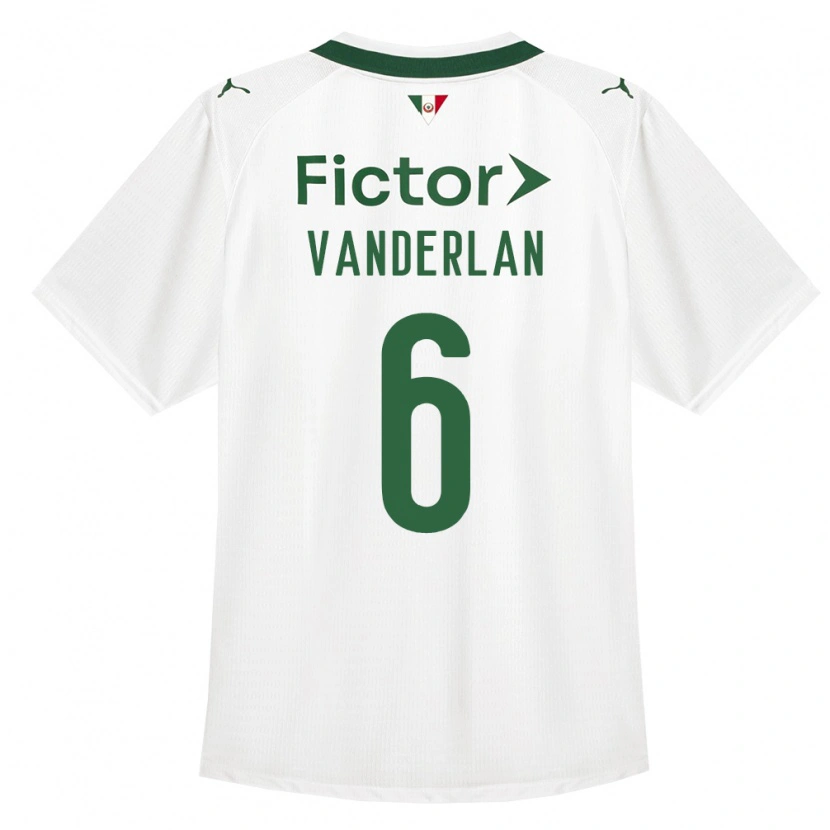 Danxen Hombre Camiseta Vanderlan #6 Verde Blanco 2ª Equipación 2026/27 La Camisa México