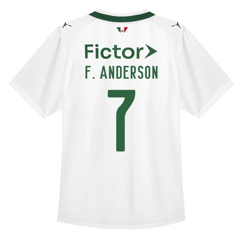 Danxen Hombre Camiseta Felipe Anderson #7 Verde Blanco 2ª Equipación 2026/27 La Camisa México