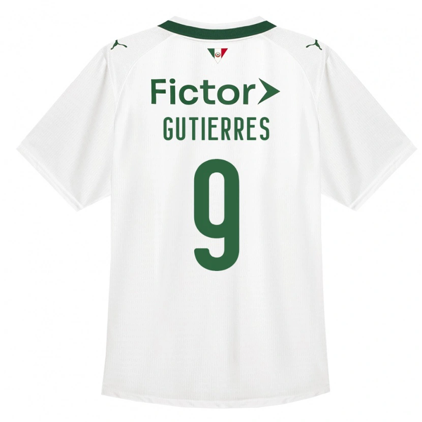 Danxen Hombre Camiseta Amanda Gutierres #9 Verde Blanco 2ª Equipación 2026/27 La Camisa México