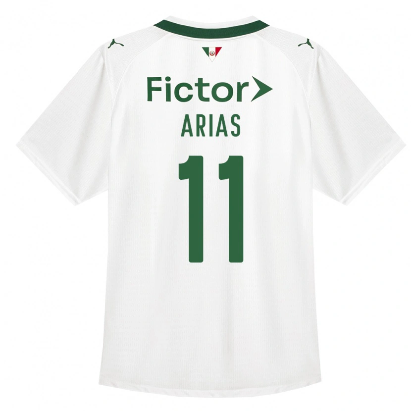 Danxen Hombre Camiseta Jhon Arias #11 Verde Blanco 2ª Equipación 2026/27 La Camisa México