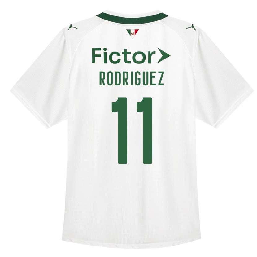 Danxen Hombre Camiseta Yamila Rodriguez #11 Verde Blanco 2ª Equipación 2026/27 La Camisa México