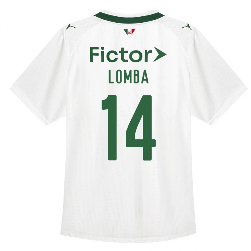 Danxen Hombre Camiseta Marcelo Lomba #14 Verde Blanco 2ª Equipación 2026/27 La Camisa México