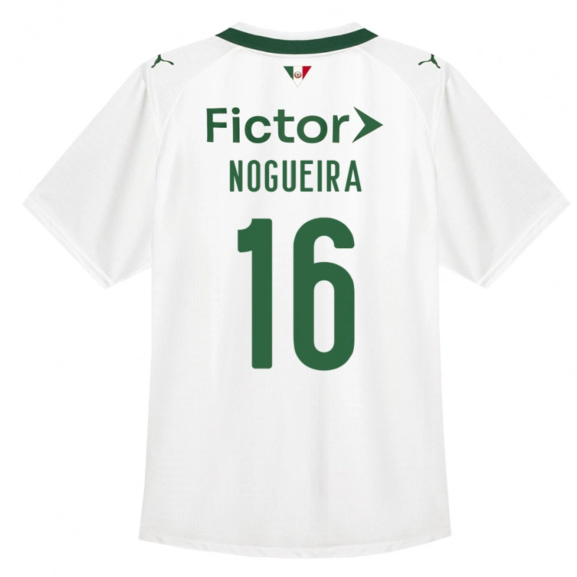 Danxen Hombre Camiseta Guilherme Nogueira #16 Verde Blanco 2ª Equipación 2026/27 La Camisa México